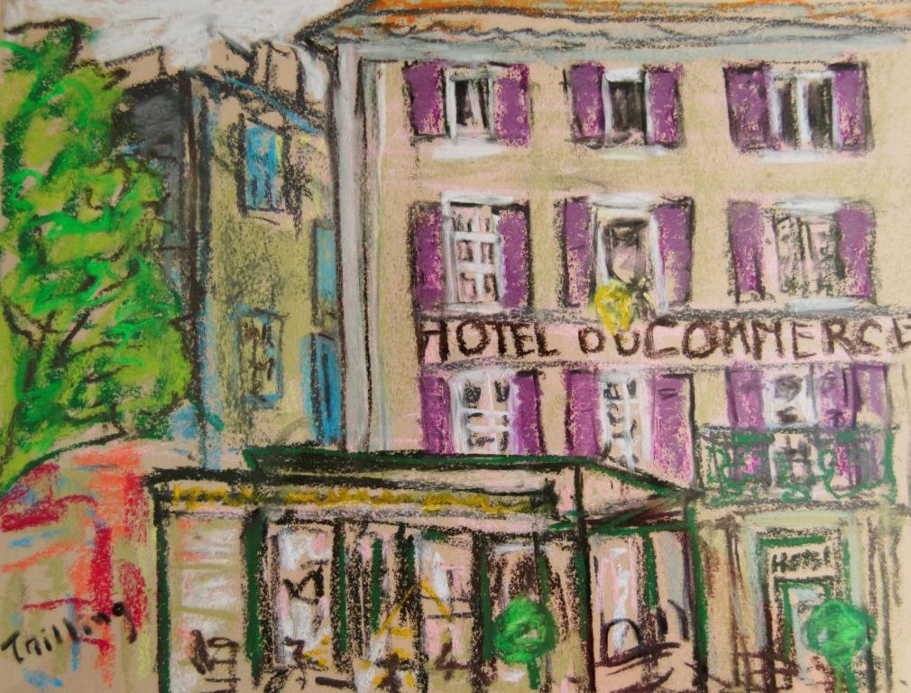 Hotel Du Commerce ポン・サン・テスプリ エクステリア 写真